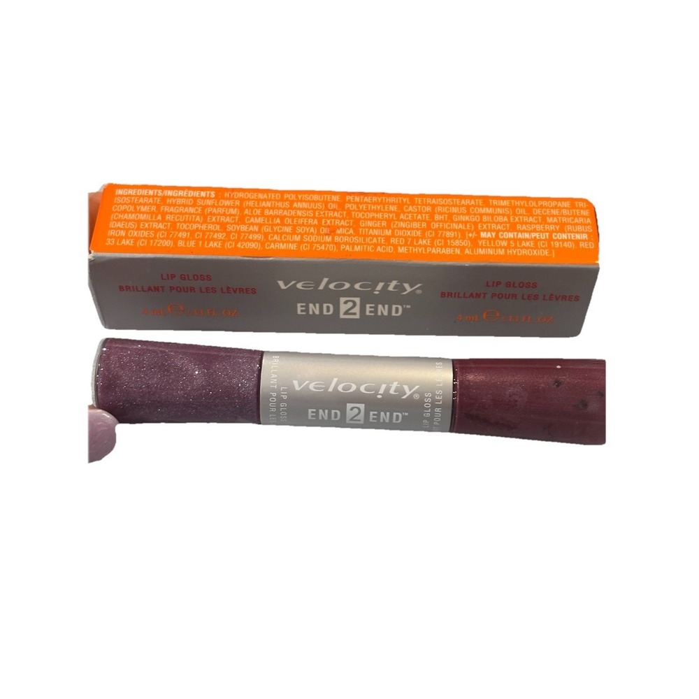 NOS Mary Kay Velocity End 2 End Lip Gloss Amethyst Sky Mauve Bliss 718400